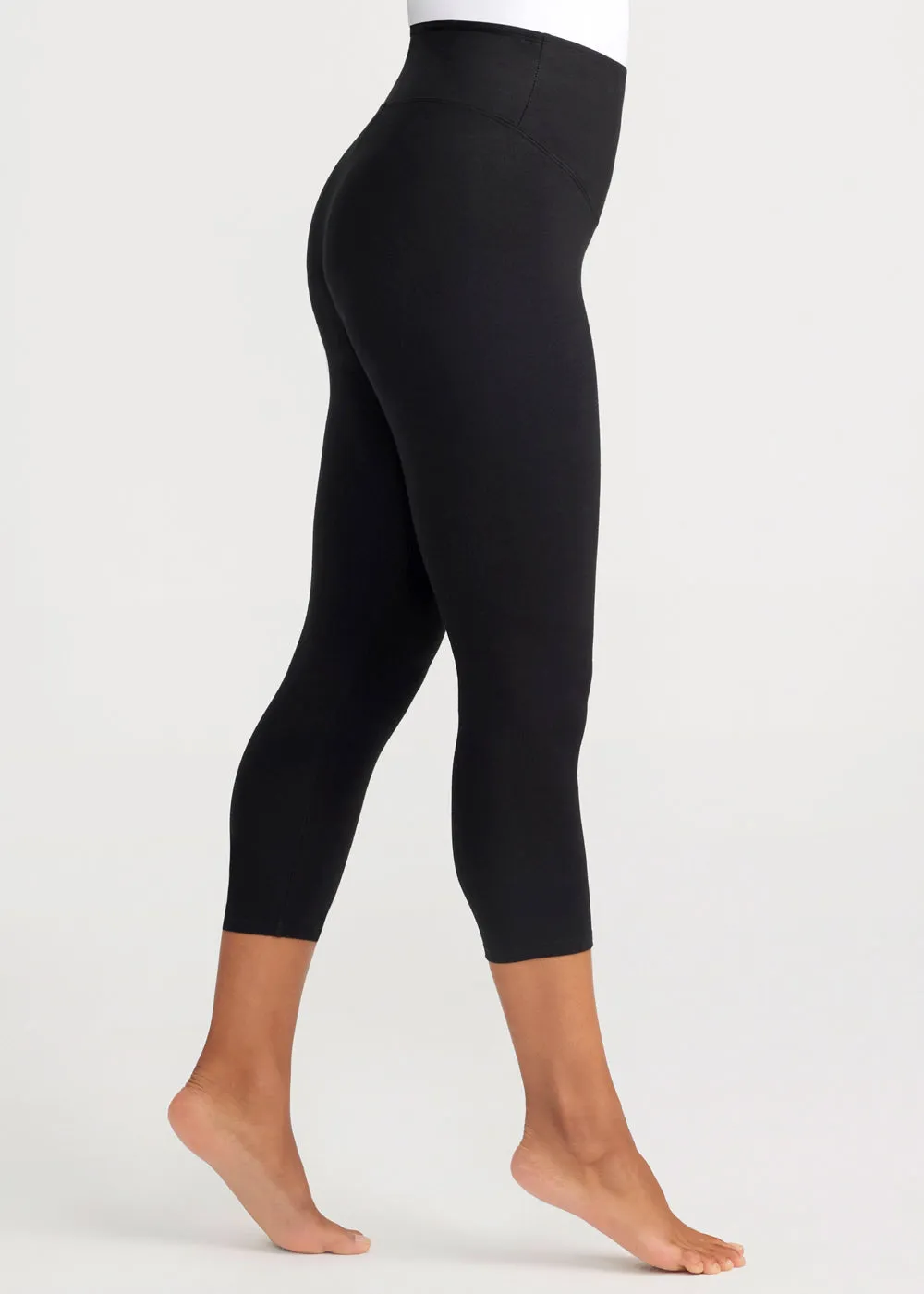 Gloria 7/8 Ankle Shaping Legging Black- Cotton Stretch