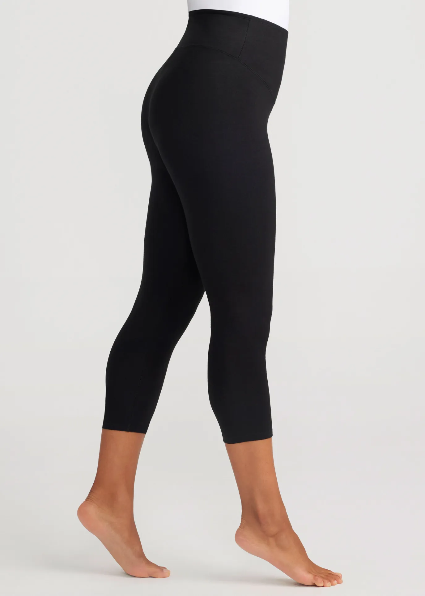 Gloria 7/8 Ankle Shaping Legging Black- Cotton Stretch