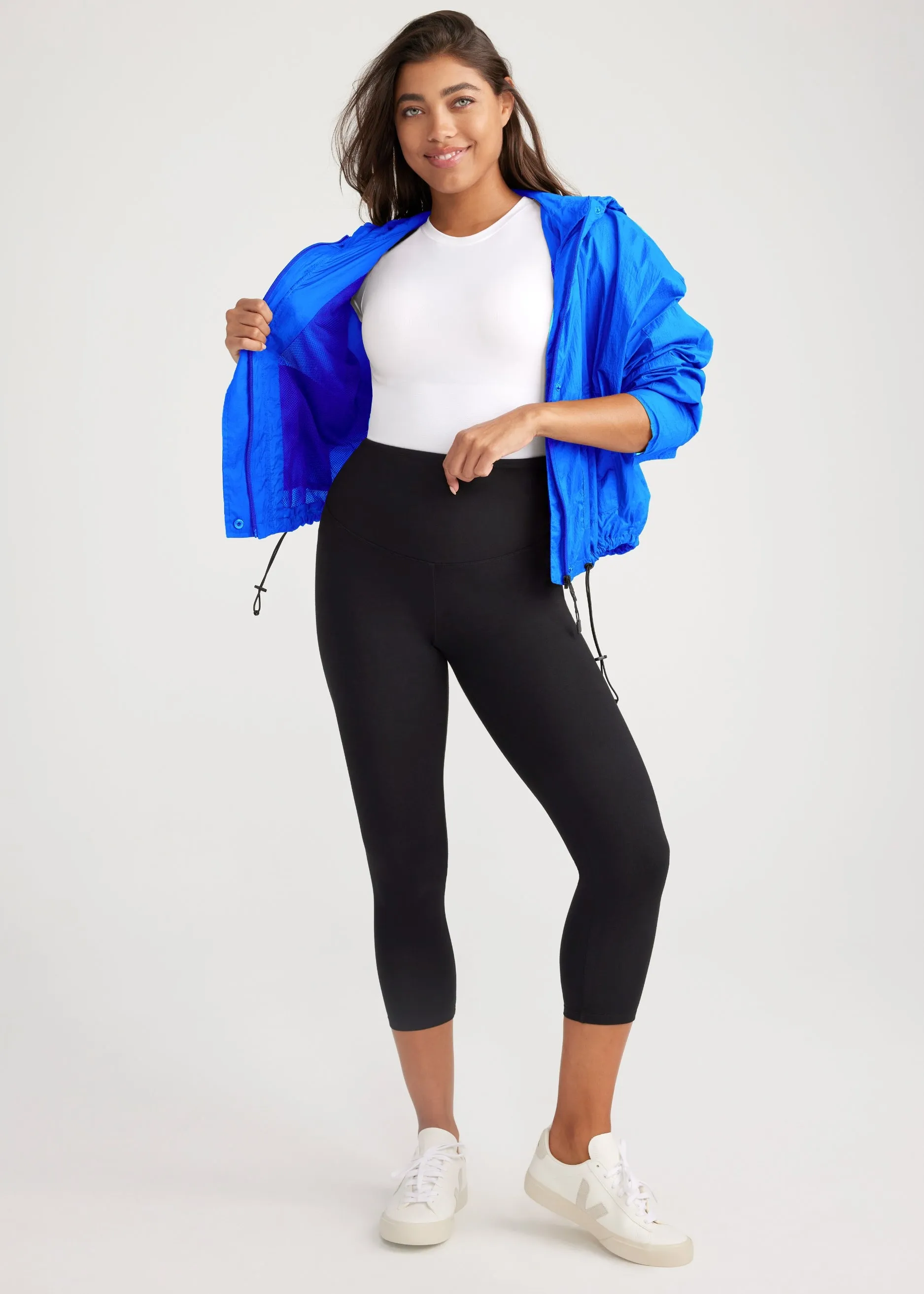 Gloria 7/8 Ankle Shaping Legging Black- Cotton Stretch