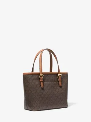Jet Set Travel Extra-Small Logo Top-Zip Tote Bag