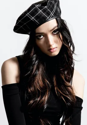 Killstar - Dark Fate Ash Tartan - Beret