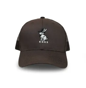 KOREAN TOKKI TRUCKER CAP (BROWN)