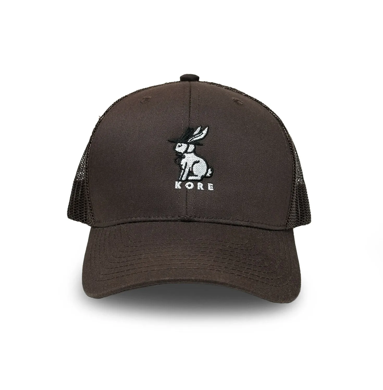 KOREAN TOKKI TRUCKER CAP (BROWN)
