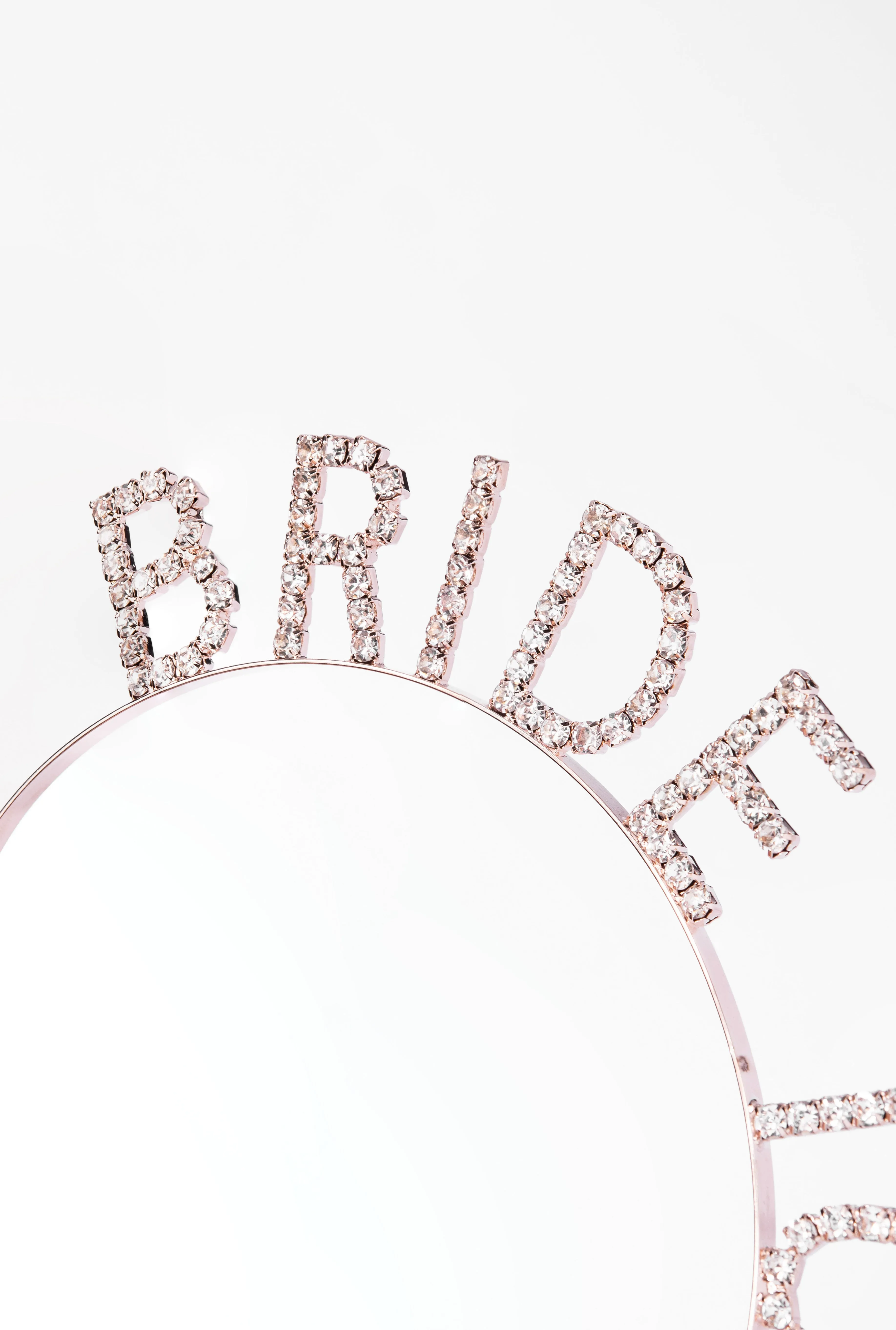 Large BRIDE TO BE Rhinestone Headband