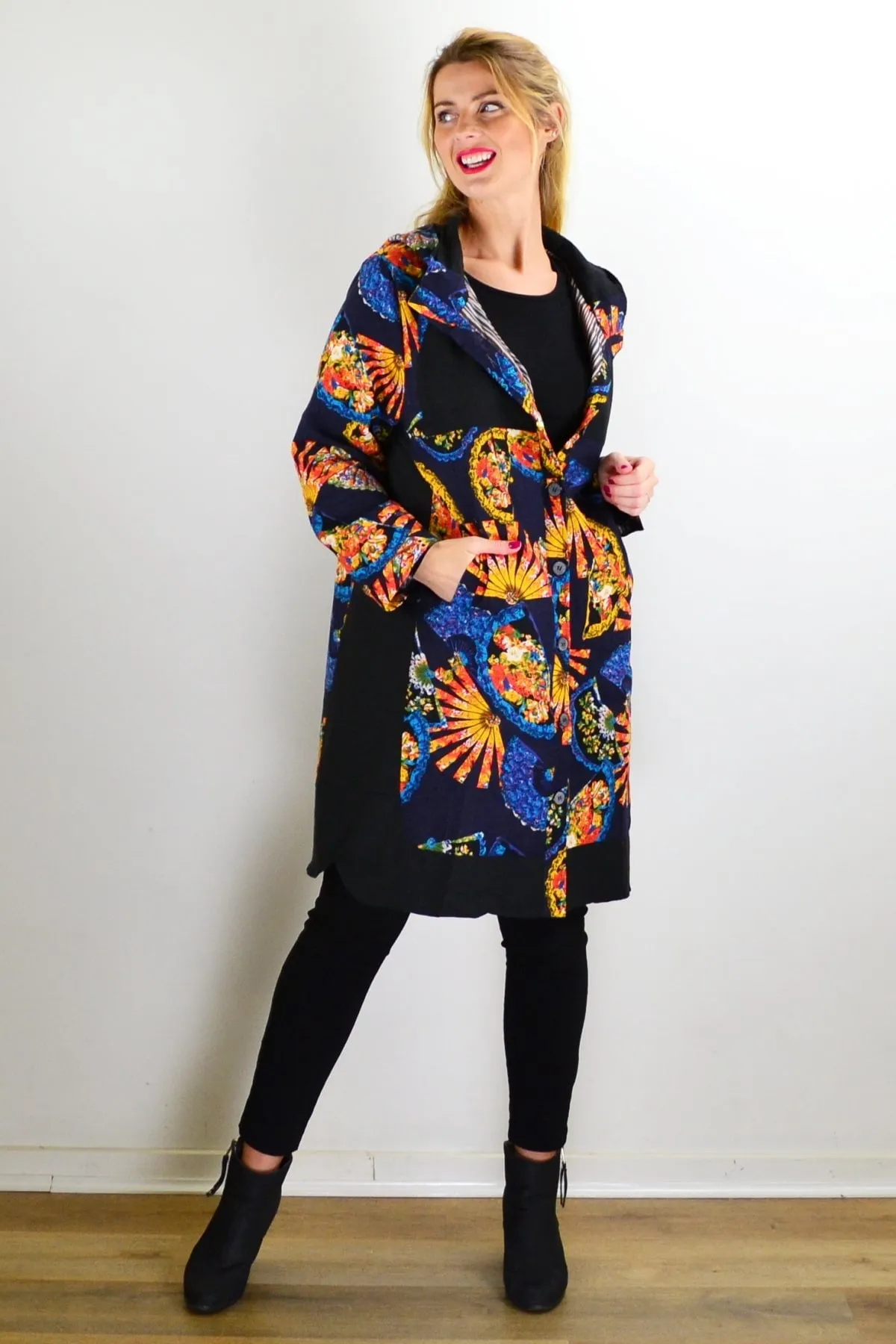 Linen Blend Oriental Jacket