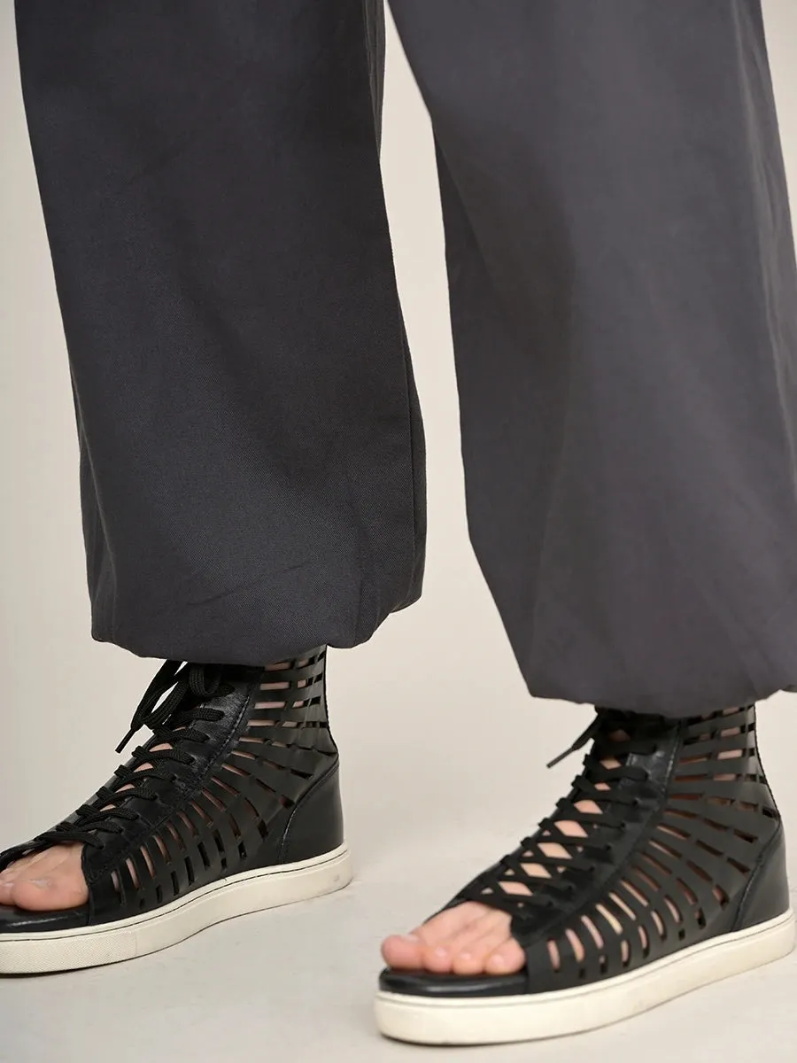 Organic Cotton Harem Pants - High Crotch