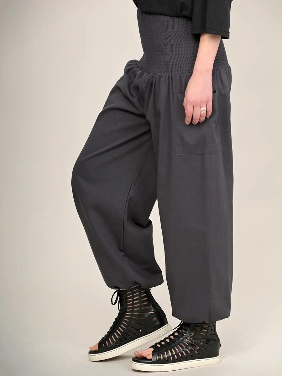 Organic Cotton Harem Pants - High Crotch