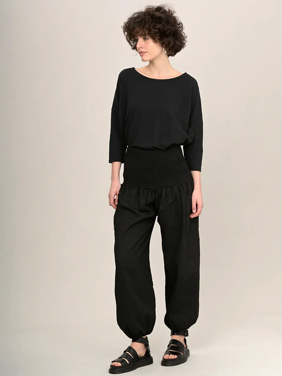 Organic Cotton Harem Pants - High Crotch