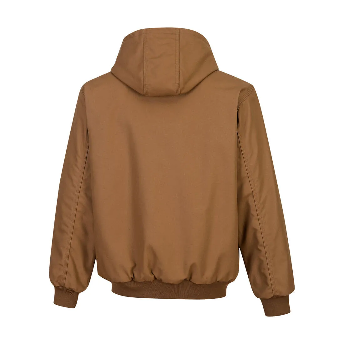 Portwest FR Duck Quilt Lined Jacket Brown