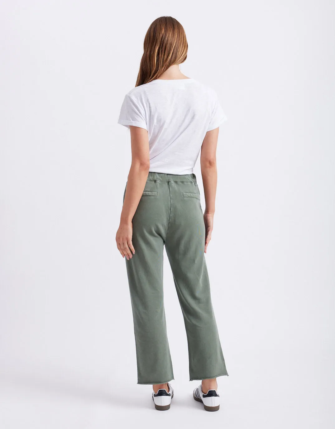 Raw Edge Lounge Pant - Washed Khaki