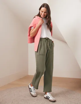 Raw Edge Lounge Pant - Washed Khaki