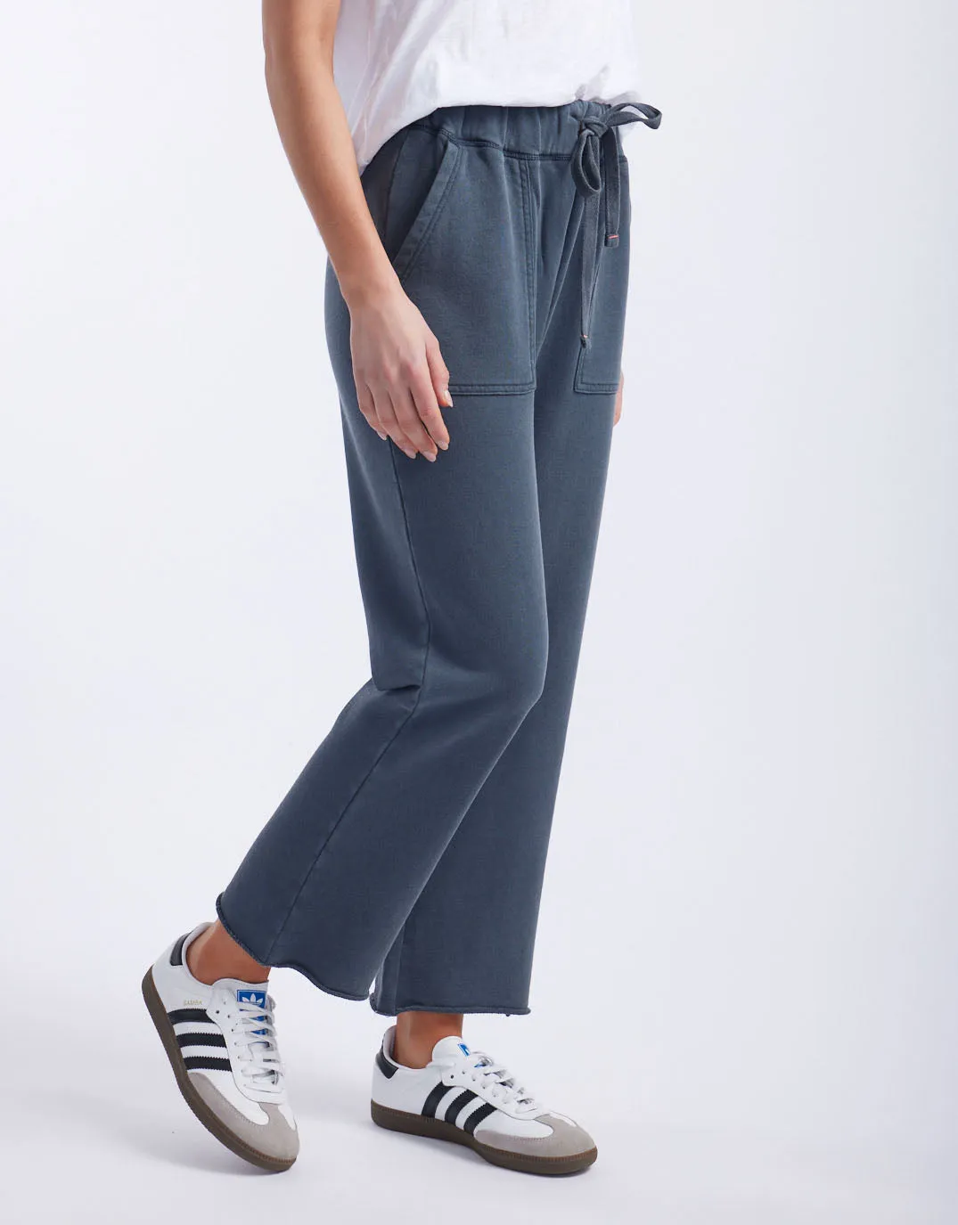 Raw Edge Lounge Pant - Washed Navy