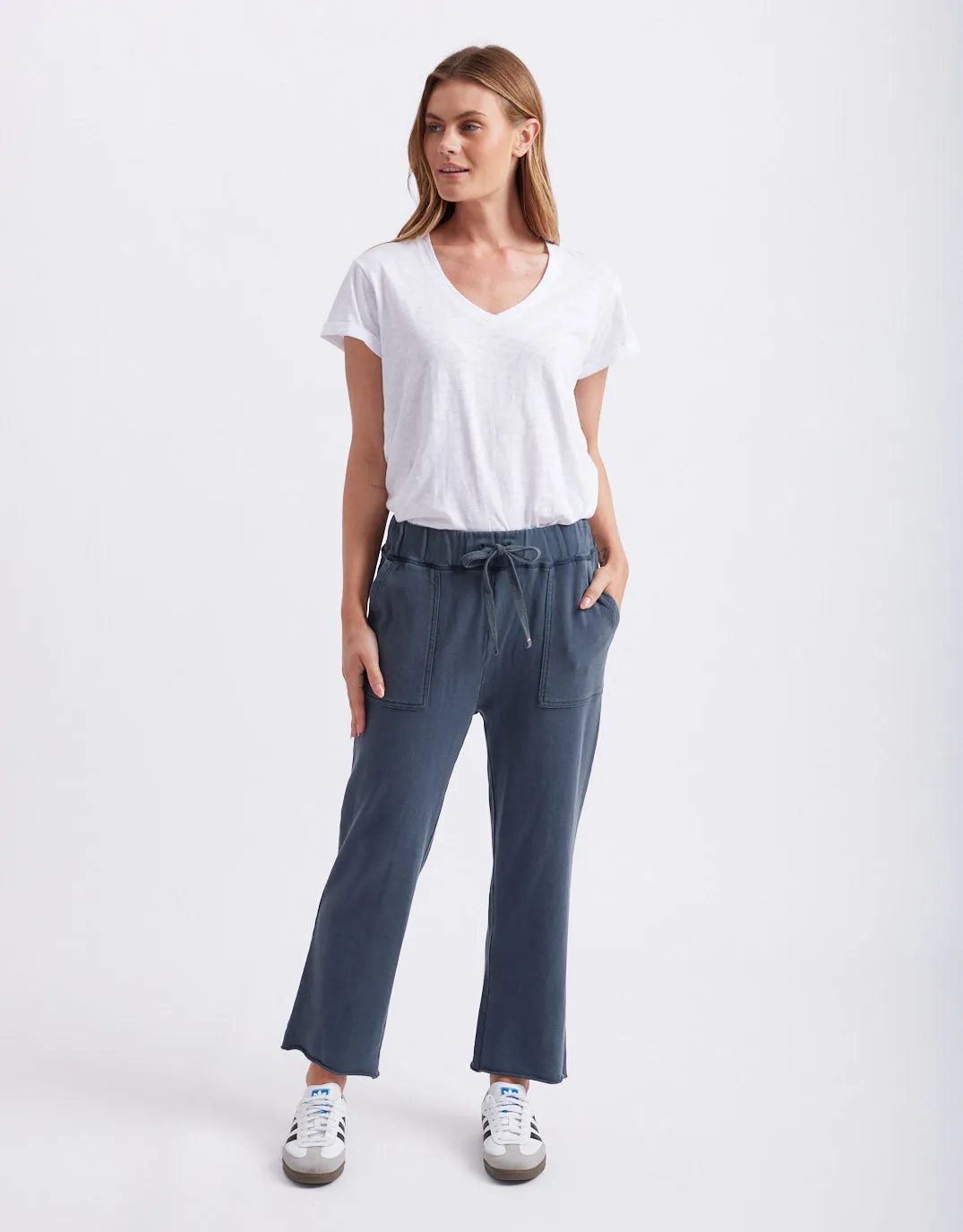 Raw Edge Lounge Pant - Washed Navy