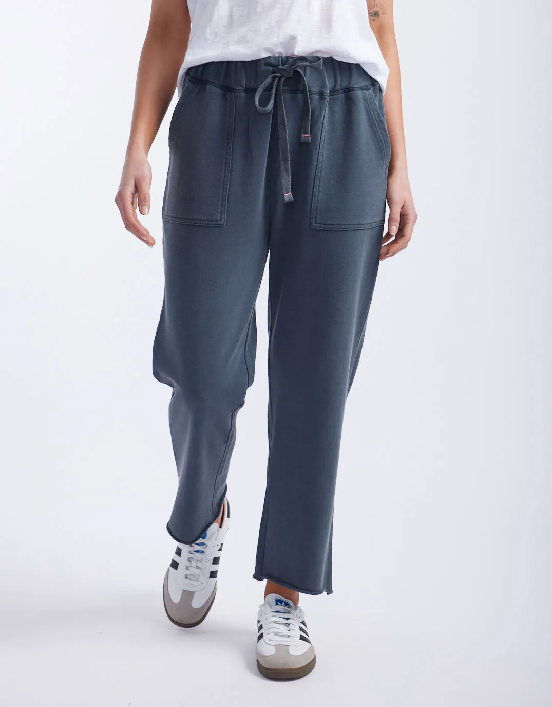 Raw Edge Lounge Pant - Washed Navy