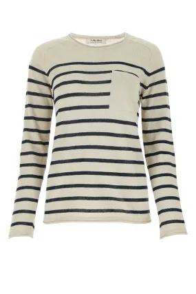 'S Max Mara Sequoia Pocket Detail Striped Jumper