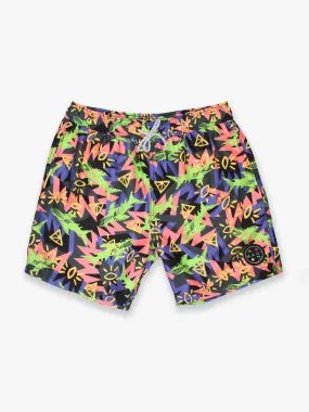 Shark Tank Pool Shorts in Black
