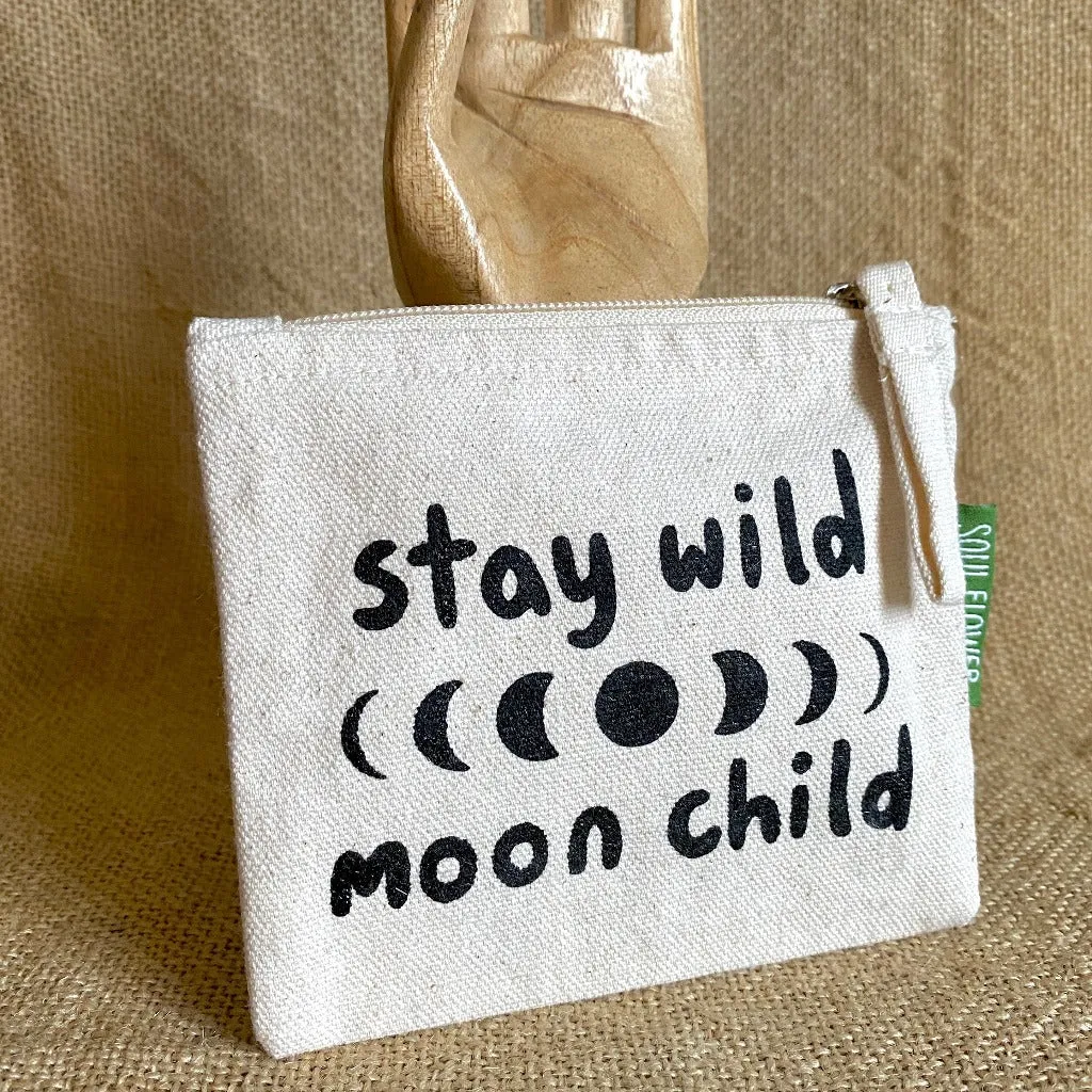 Stay Wild Moon Child Shungite Set with Stone Moon, Selenite, Palo Santo