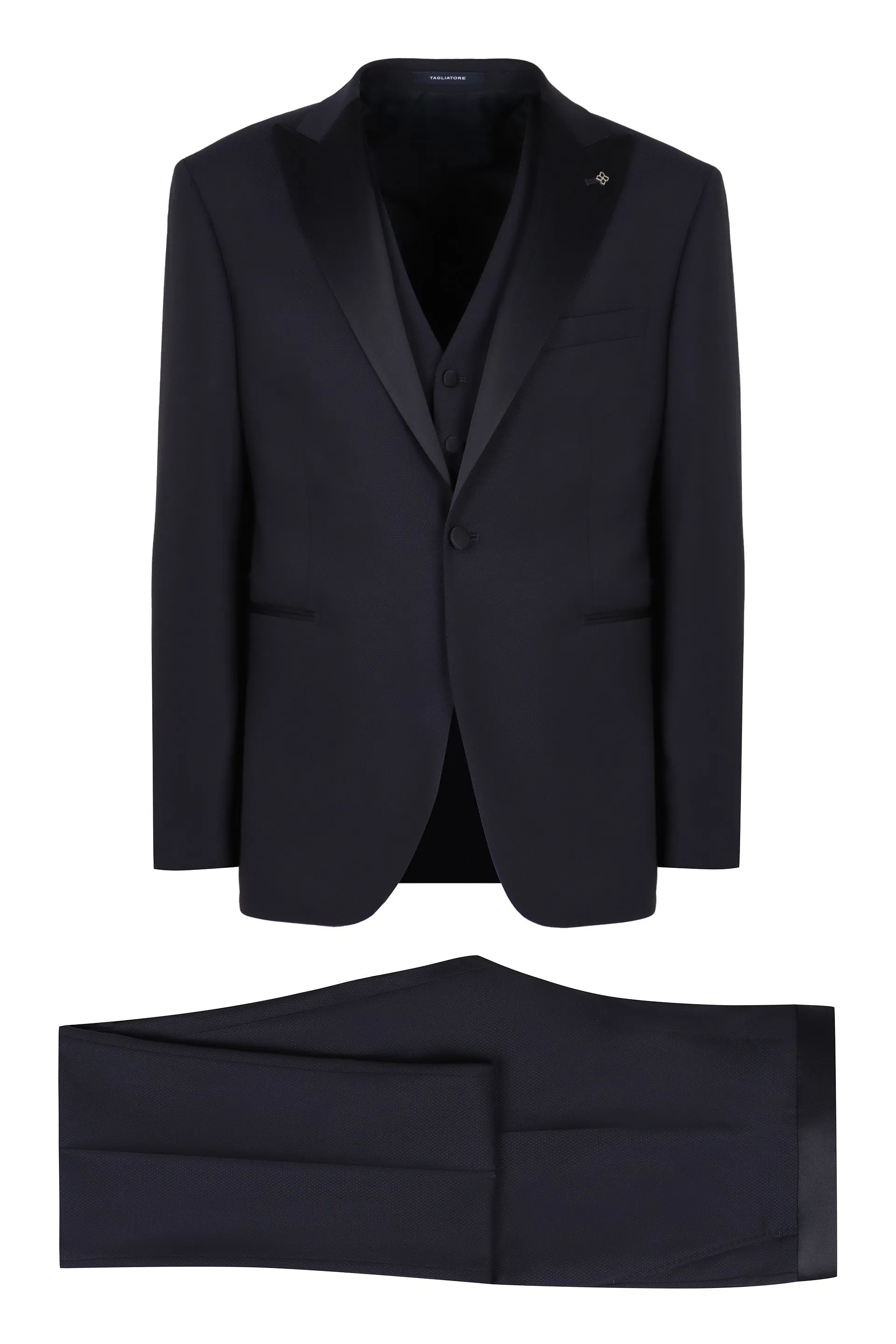 THREE-PIECE WOOL SUIT